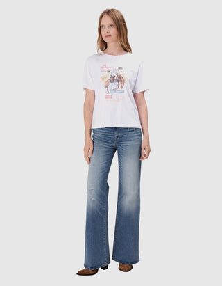 Flare-Leg Jeans Mija mit Destroyed-Details