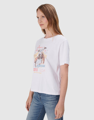 Bedrucktes Baumwoll-T-Shirt Rodeo