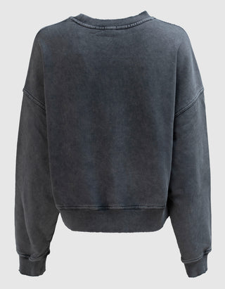 Bedrucktes Oversize Sweatshirt Boots