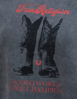 Bedrucktes Oversize Sweatshirt Boots