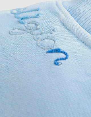 Sweatshirt Crew Boxy mit Label-Stickerei