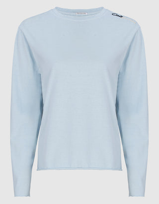 Lockeres Longsleeve Embro mit Stickerei