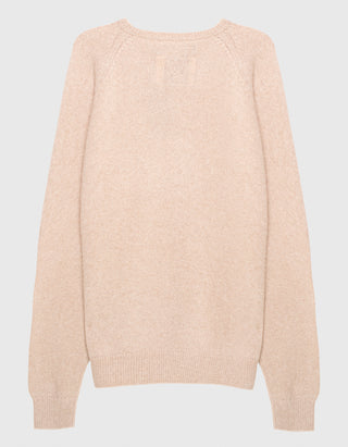 Oversize Kaschmir-Seiden-Pullover