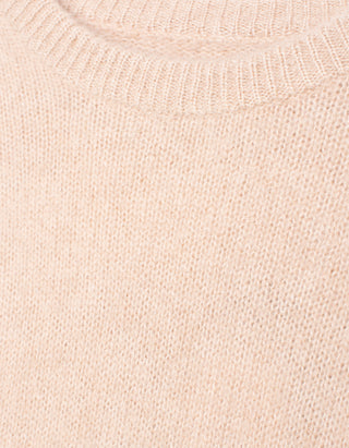 Oversize Kaschmir-Seiden-Pullover