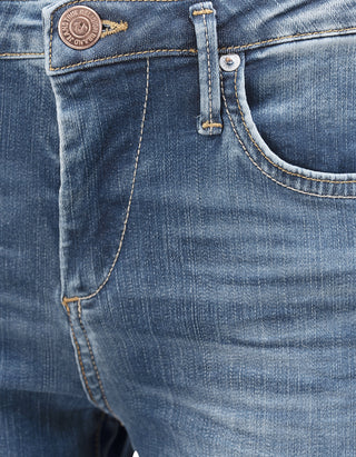 Cropped Flared-Leg Jeans Halle Kick Flare