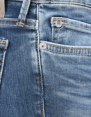 Cropped Flared-Leg Jeans Halle Kick Flare