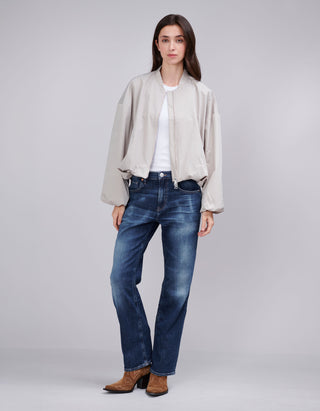 Oversize Cropped Bomberjacke