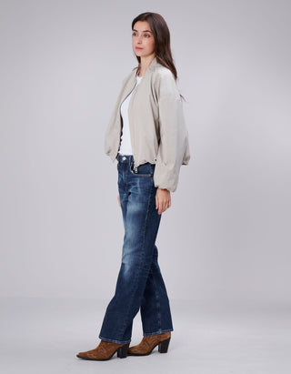 Oversize Cropped Bomberjacke