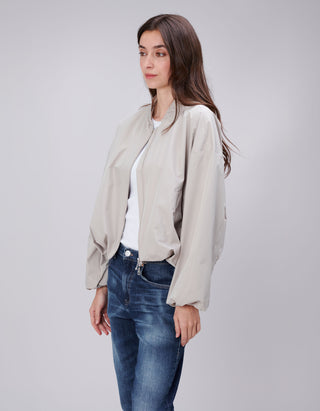 Oversize Cropped Bomberjacke