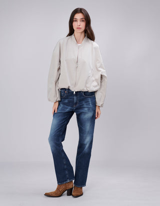 Oversize Cropped Bomberjacke