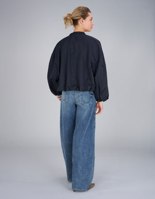 Oversize Cropped Bomberjacke