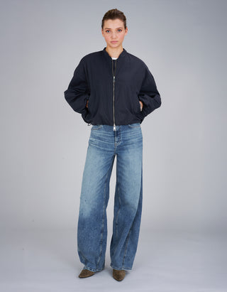 Oversize Cropped Bomberjacke