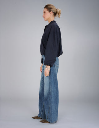 Oversize Cropped Bomberjacke