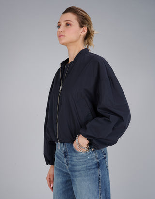 Oversize Cropped Bomberjacke