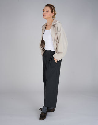 Oversize Cropped Jacke Balloon Hooded