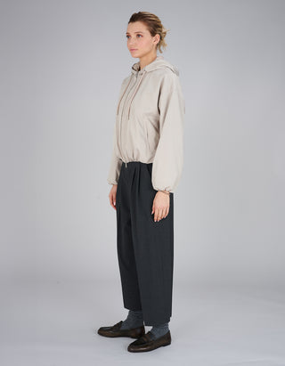 Oversize Cropped Jacke Balloon Hooded