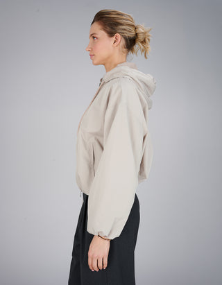 Oversize Cropped Jacke Balloon Hooded