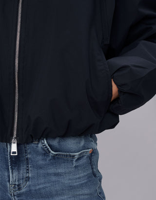 Oversize Cropped Jacke Balloon Hooded