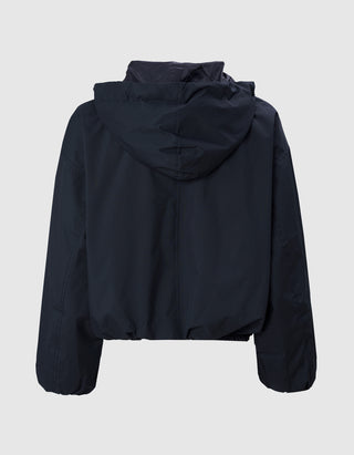 Oversize Cropped Jacke Balloon Hooded
