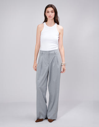 Wide-Leg Bundfaltenhose Josie