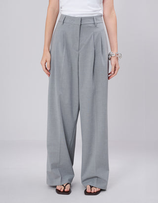 Wide-Leg Bundfaltenhose Josie