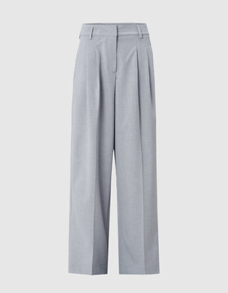 Wide-Leg Bundfaltenhose Josie