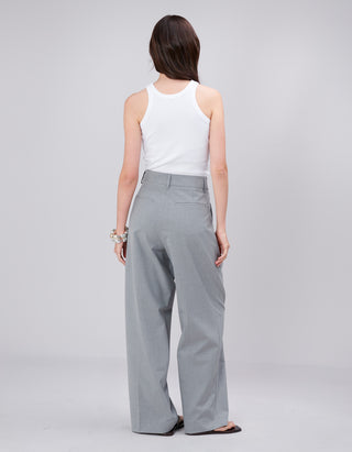 Wide-Leg Bundfaltenhose Josie