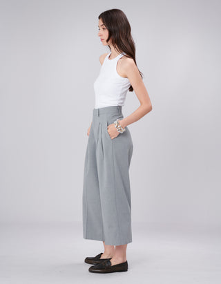 Cropped Bundfaltenhose Mila