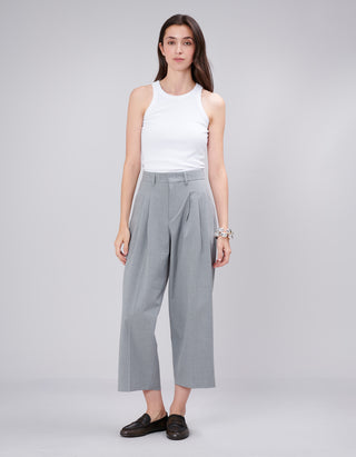 Cropped Bundfaltenhose Mila