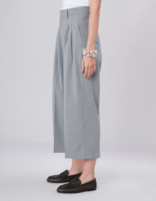 Cropped Bundfaltenhose Mila