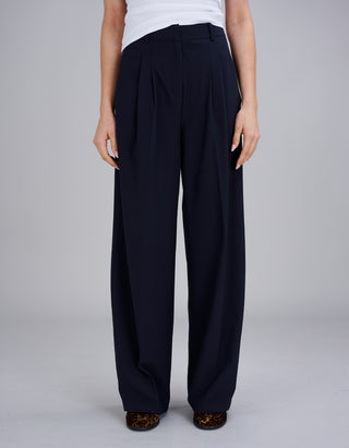 Wide-Leg Bundfaltenhose Josie