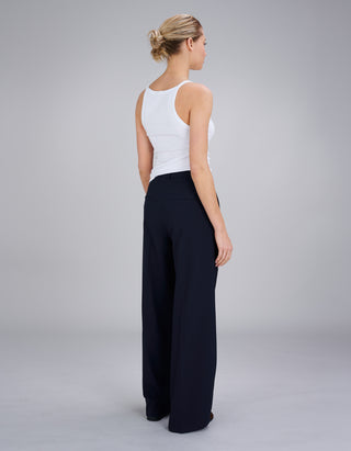 Wide-Leg Bundfaltenhose Josie