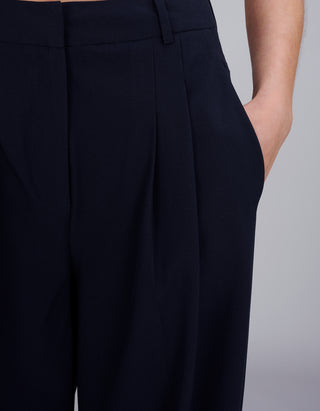 Wide-Leg Bundfaltenhose Josie