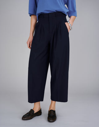 Cropped Bundfaltenhose Mila