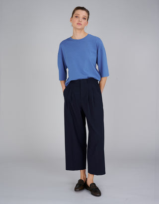 Cropped Bundfaltenhose Mila