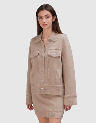Kaschmir-Woll-Mix Jacke Jean