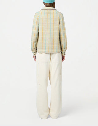 Kariertes Kaschmir-Overshirt Dylan Plaid