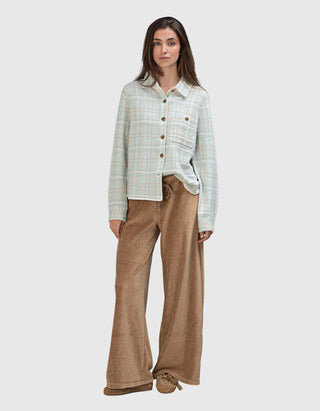 Kariertes Kaschmir-Overshirt Dylan Plaid