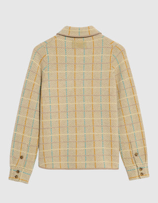 Kariertes Kaschmir-Overshirt Dylan Plaid