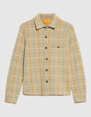 Kariertes Kaschmir-Overshirt Dylan Plaid