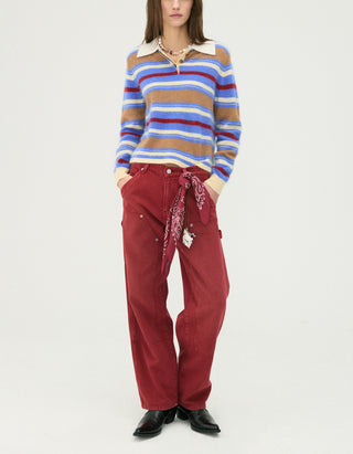 Fuzzy Kaschmir-Pullover Polo Grizzly