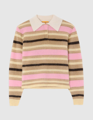Fuzzy-Kaschmir-Pullover Polo Grizzly