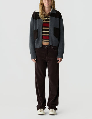 Wolle-Kaschmir Cardigan Saddle Up