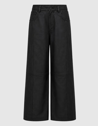 Barrel-Leg Lederhose Fenne