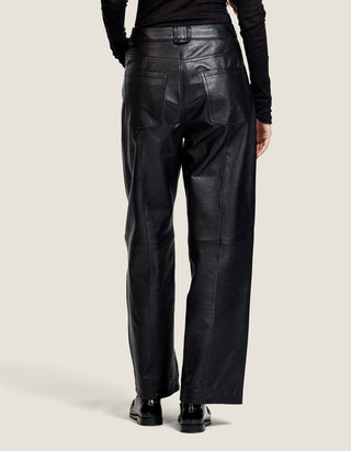 Barrel-Leg Lederhose Fenne