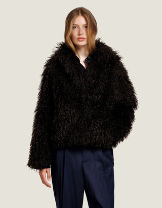 Faux-Fur Jacke Sina