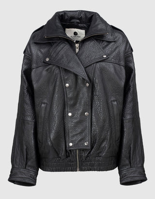 Oversize Lederjacke Beau