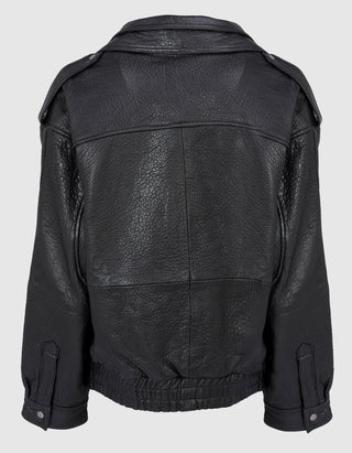 Oversize Lederjacke Beau