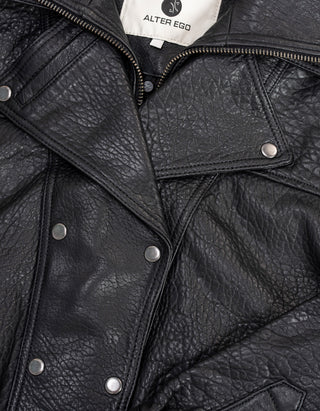 Oversize Lederjacke Beau