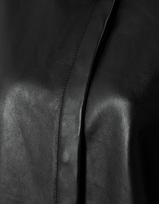 Cropped Lederhemd Mila